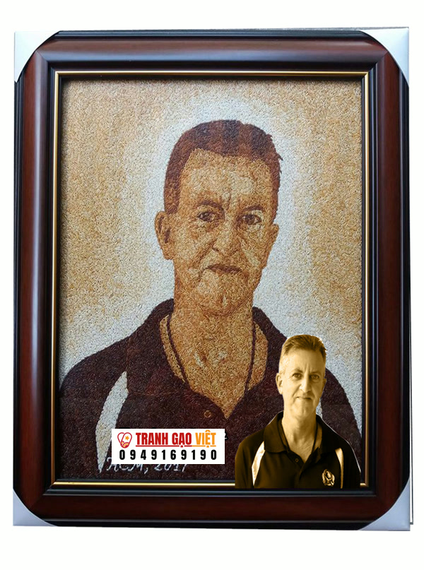 Công ty Shoefabrik đặt làm quà tặng Hình ảnh Công ty Shoefabrik đặt làm quà tặng - Ảnh thực tế sản phẩm Tranh Gạo