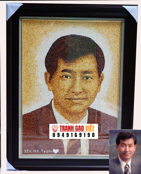 phó tổng giám đốc Samsung- Lee Cheol Ku Hình ảnh phó tổng giám đốc Samsung- Lee Cheol Ku - Ảnh thực tế sản phẩm Tranh Gạo