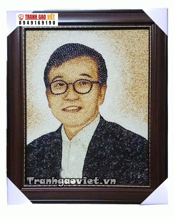 Chân dung người hàn quốc Hình ảnh Chân dung người hàn quốc - Ảnh thực tế sản phẩm Tranh Gạo