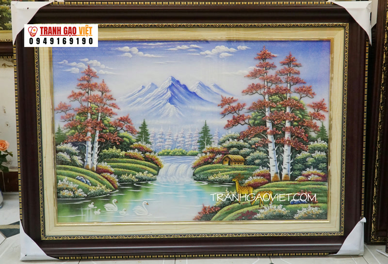 Phong cảnh châu âu Hình ảnh Phong cảnh châu âu - Ảnh thực tế sản phẩm Tranh Gạo