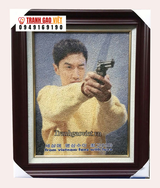 From vietnam fans with love Hình ảnh From vietnam fans with love - Ảnh thực tế sản phẩm Tranh Gạo