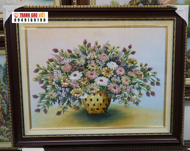Bình hoa Hình ảnh Bình hoa - Ảnh thực tế sản phẩm Tranh Gạo