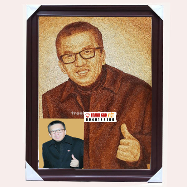 Quà tặng sếp| Tranh gạo rang Hình ảnh Quà tặng sếp| Tranh gạo rang - Ảnh thực tế sản phẩm Tranh Gạo