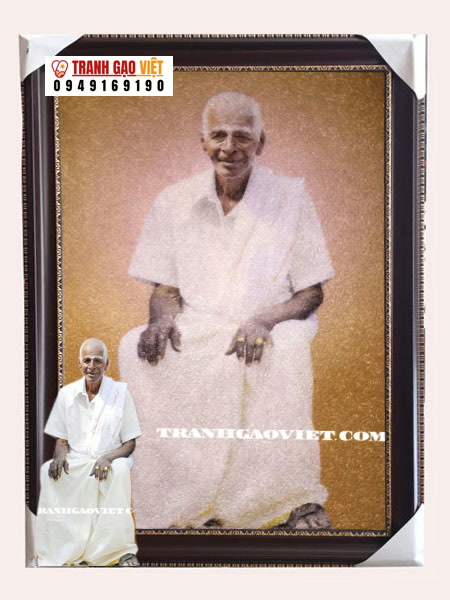 Tranh tặng người Ấn Độ Hình ảnh Tranh tặng người Ấn Độ - Ảnh thực tế sản phẩm Tranh Gạo