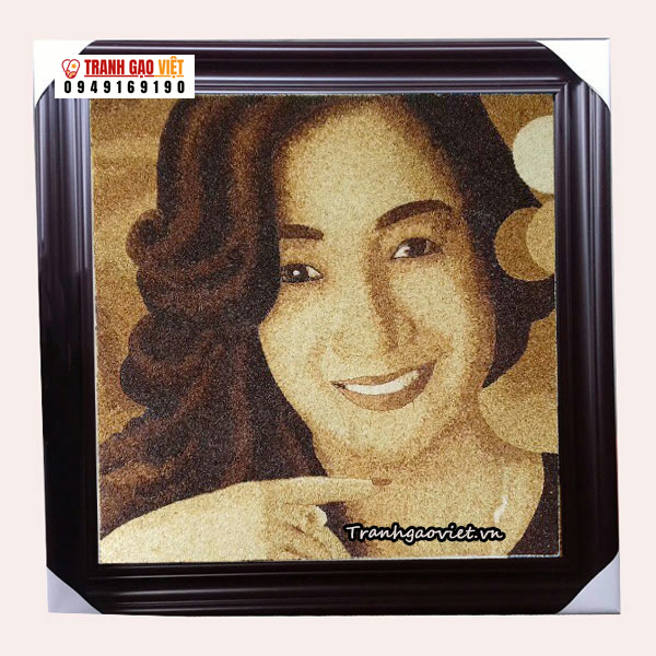 Quà tặng sinh nhật mẹ Hình ảnh Quà tặng sinh nhật mẹ - Ảnh thực tế sản phẩm Tranh Gạo