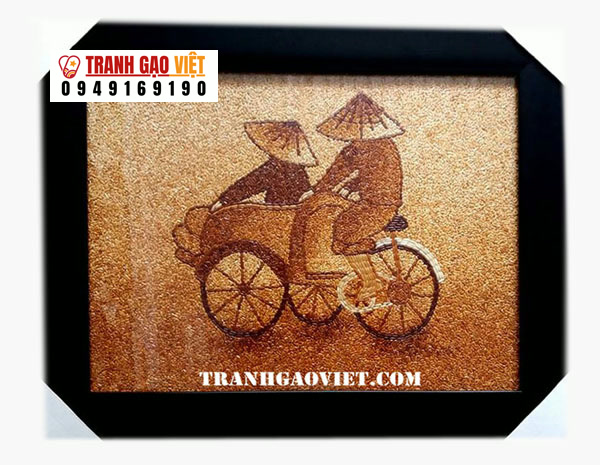 Xe xích lô Hình ảnh Xe xích lô - Ảnh thực tế sản phẩm Tranh Gạo