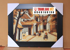 Tranh phố cổ Hà Nội mẫu 3