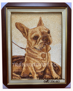 Tranh chân dung bé cún BC02