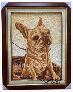 Tranh chân dung bé cún BC02