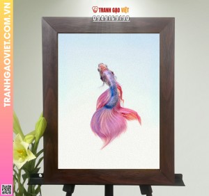 Tranh Gạo Cá Ngũ Sắc