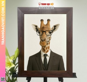 Tranh Gạo Chàng Cao Cổ