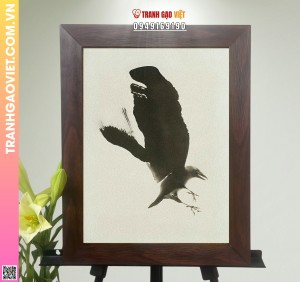 Tranh Gạo Chim Vồ Mồi