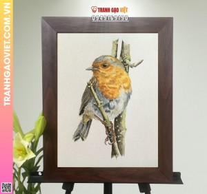 Tranh Gạo Chú Chim Nhỏ