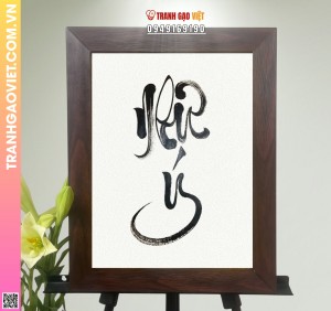 Tranh Gạo Chữ Kệ