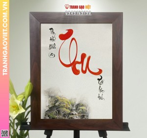 Tranh Gạo Chữ Thu