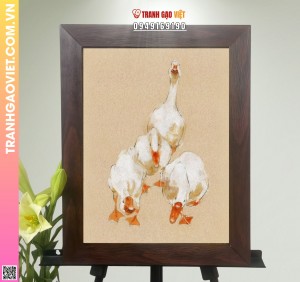 Tranh Gạo Đàn Vịt