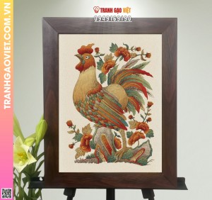 Tranh Gạo Gà Trống
