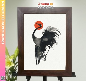 Tranh Gạo Hạc Khiêu Vũ