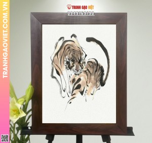 Tranh Gạo Họa Hổ