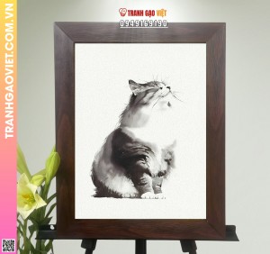 Tranh Gạo Hoàng Tử Mèo