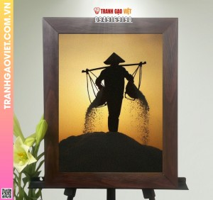 Tranh Gạo Màu Diêm Dân