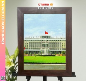 Tranh Gạo Màu Dinh Độc Lập