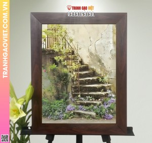 Tranh Gạo Màu Nấc Thang