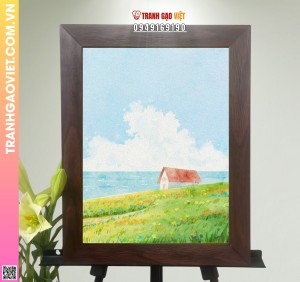 Tranh Gạo Màu Nét Vẽ Tuổi Thơ