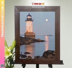 Tranh Gạo Màu Ngọn Hải Đăng