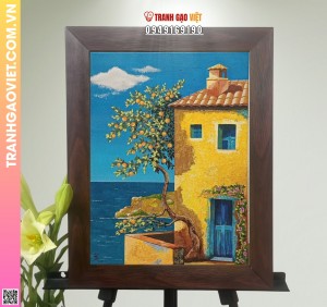 Tranh Gạo Màu Tranh Vẽ Châu Âu