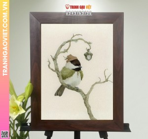 Tranh Gạo Mùa Đông Của Chim Nhỏ