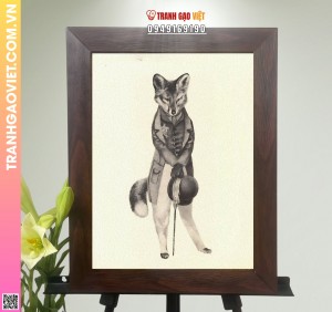 Tranh Gạo Quý Ông Cáo