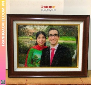 Tranh Gạo Vợ Chồng Ngươi Nước Ngoài