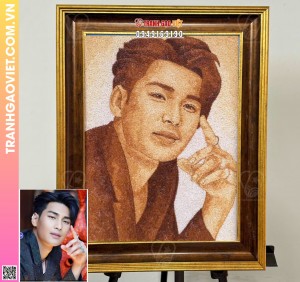 Tranh gạo tặng Idol