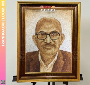 Tranh gạo tặng khách người ấn độ