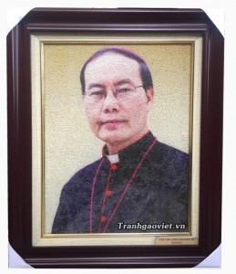 Tranh đặt của SV Bùi Chu tặng thầy