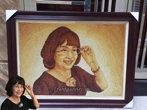 Tranh chân dung quà tặng người nước ngoài