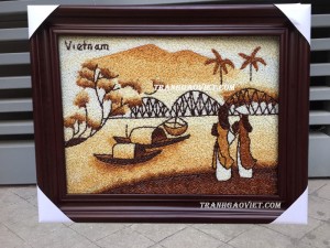 Cô gái áo dài và cầu Trường Tiền