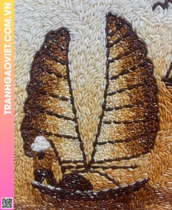 Tranh Gạo Rang Vịnh Hạ Long Thắng Cảnh quà tặng du lịch