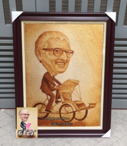 Tranh gạo chân dung TGCD183