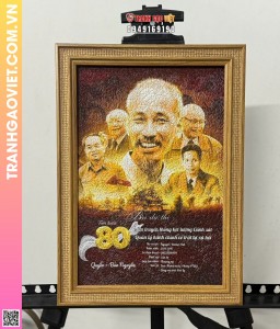 Tranh gạo Bản Nguyên