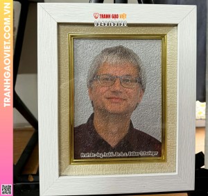 Tranh Gạo chân dung Ngài Voilke Schwieger