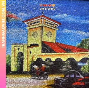 Tranh gạo chợ Bến Thành