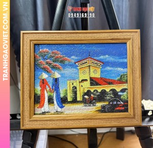 Tranh gạo chợ Bến Thành