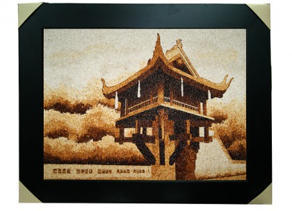 Tranh gạo chùa một cột