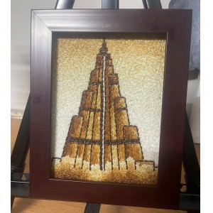 Tranh Gạo Tháp Burj Khalifa