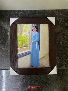 Tranh Gạo Màu Chân Dung Nghệ Nhân