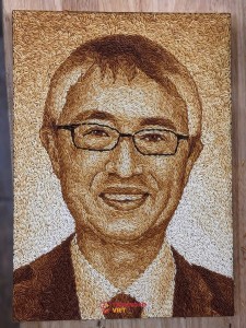 Tranh Gạo Màu Chân Dung Thủ Công Cao Cấp