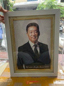 Tranh Gạo Chân Dung tại Bạc Liêu