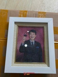 Tranh Gạo Chân Dung tại Bắc Ninh